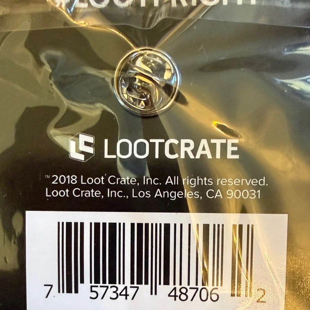 Loot Crate Fright Zombie Pin - Green and Pink